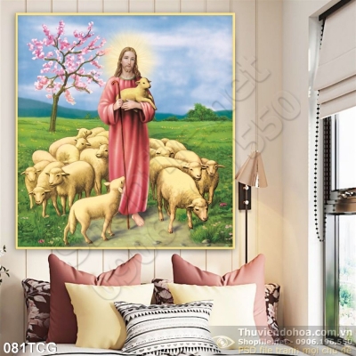 Gạch tranh công giáo 3d