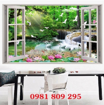 Mẫu gạch tranh 3d phong cảnh đẹp