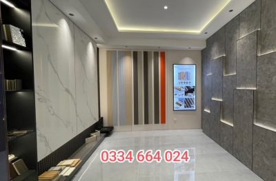 Cải tạo tường bằng tấm ốp sợi thần tre