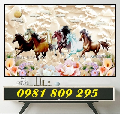 Tranh gạch 3d con ngựa - HGF9