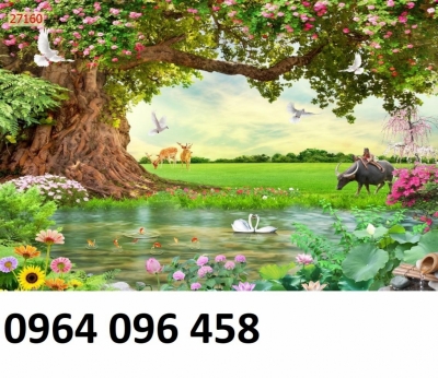 Tranh gạch 3d phong cảnh - UYT4