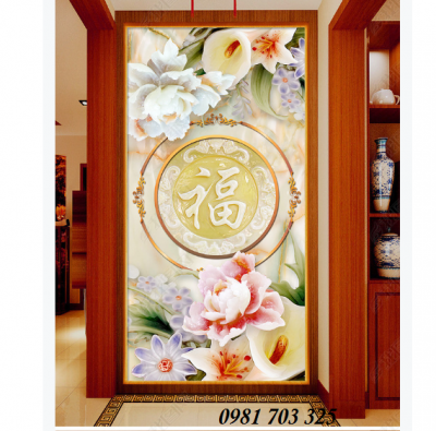 Tranh gạch men khổ đứng