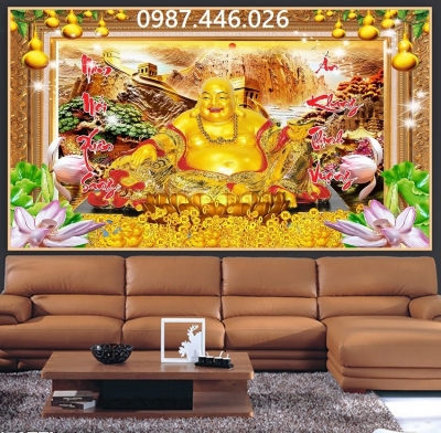 Gạch tranh thần tài HP9823