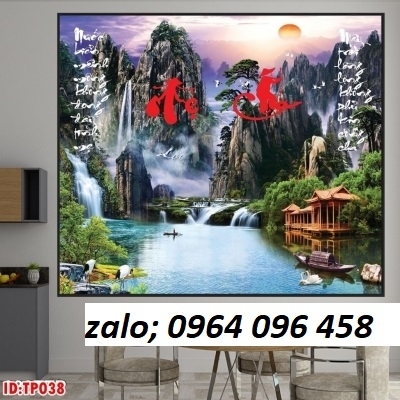 Tranh gạch 3d ốp nhà mồ - XCB4
