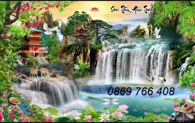 Tranh treo tường phong cảnh sơn thủy