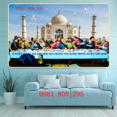 Tranh ốp tường , gạch 3d 12 tông đồ công giáo HN9955
