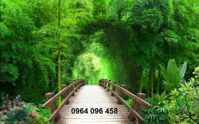Tranh gạch ốp tường cây tre - 4333SP