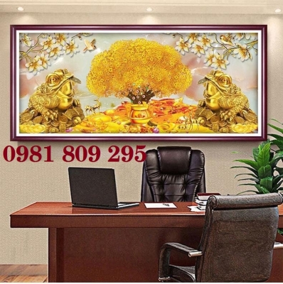 Tranh cây tiền vàng - gạch tranh 3d