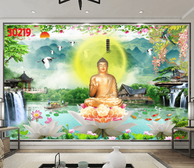 Tranh gạch 3d hình phật - 0223SM
