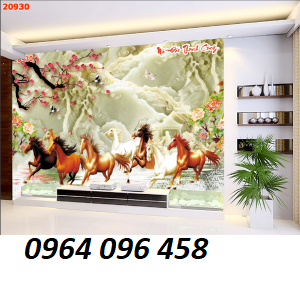 Tranh gạch 3d mã đáo thành công - BVV44