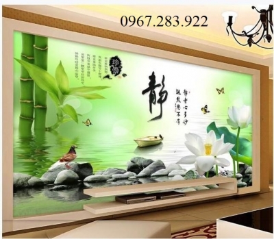 Gạch trang trí hoa 3D