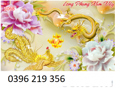 Tranh gạch rồng phượng phong thủy