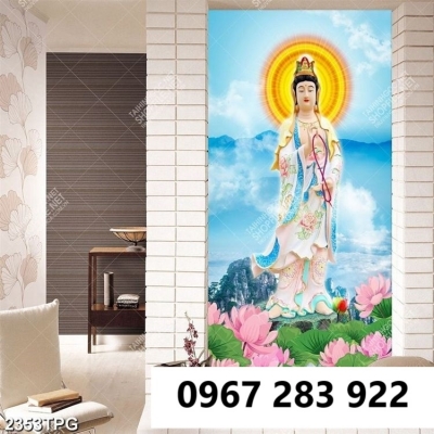 Tranh gạch 3d trang trí Phật ca