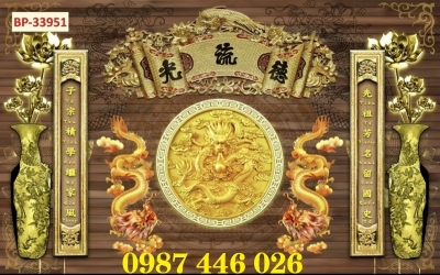 Gạch trang trí phòng thờ HP722