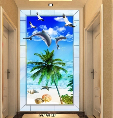 Tranh gạch men 3D trang trí phòng