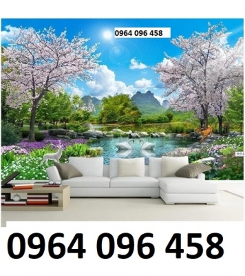 Tranh gạch 3d phong cảnh sơn thủy hữu tình - XV79