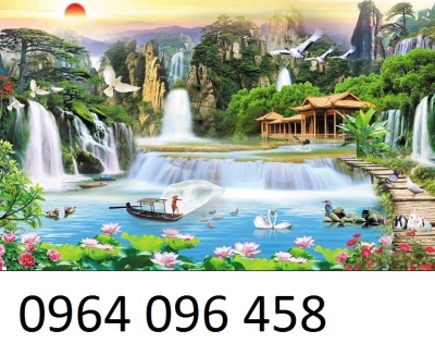 Tranh gạch 3d phong cảnh hữu tình - HDXCC