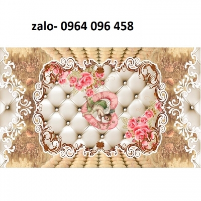 Gạch lát sàn 3d phòng khách - XBVN09