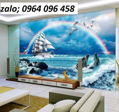 Tranh gạch 3d thuận buồm xuôi gió - SKGF33