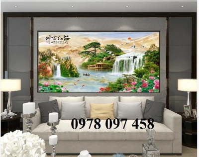 Tranh gạch phong cảnh 3D