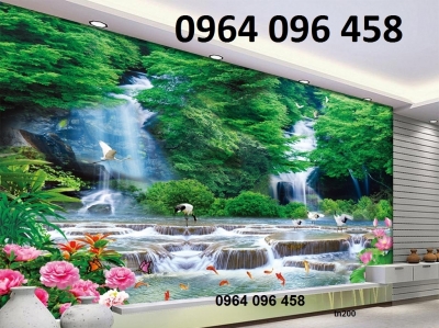 Tranh gạch phong cảnh đồng quê 3d - KJH58
