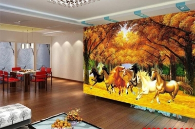 Tranh gạch 3d mã đáo thành công - SMBV4