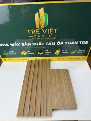 Tấm ốp than tre kèm lam song