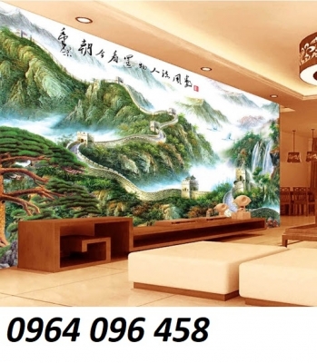 Tranh gạch vạn lý trường thành 3d - NVB62