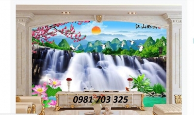 Tranh gạch men 3D phong cảnh