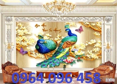 tranh gạch 3d giả ngọc - HD33