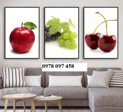 Gạch tranh phòng ăn đẹp