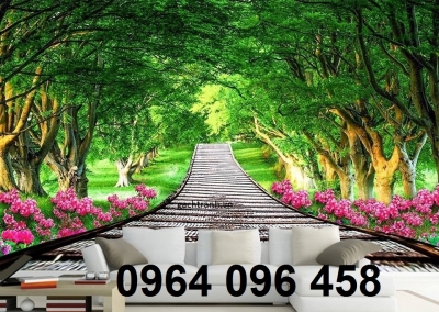 Tranh gạch 3d bóng kính - SKDC4