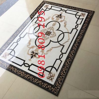 Gạch thảm hoa- gạch phòng khách lát nền trang trí AS4