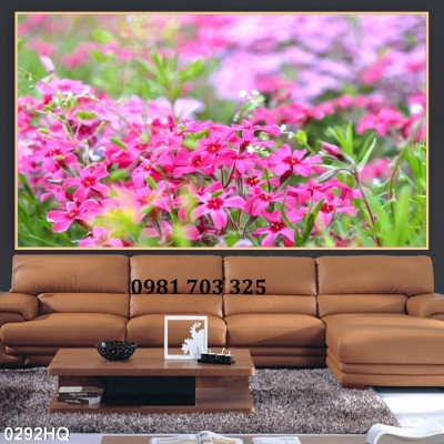 Gạch tranh vườn hoa 3D trang trí