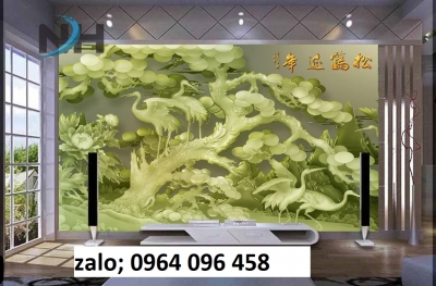 Gạch tranh 3d phòng khách - MNN05