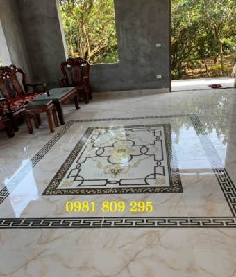 Thảm gạch phòng khách hiện đại HP853