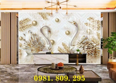Tranh 3d ốp tường , gạch tranh 3d hoa trang trí