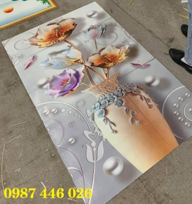 Gạch tranh bình hoa ốp tường HP83922