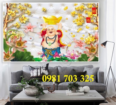 Tranh phật di lặc, tranh gạch men