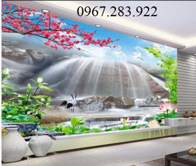 Gạch trang trí chim Hạc