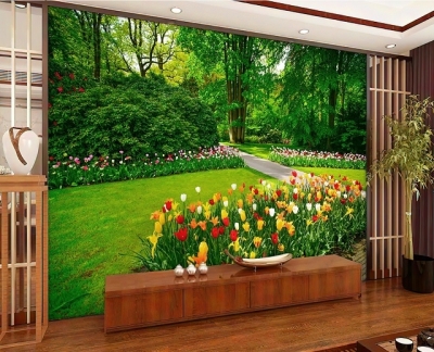 Tranh gạch phong cảnh đồng quê 3d - 2DCV54
