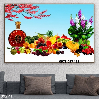 Gạch tranh dán phòng thờ - tranh 3D