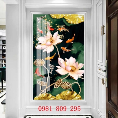 Tranh trang trí khổ dọc mới JD3331