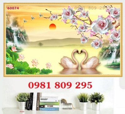 Tranh gạch hoa ngọc 3d