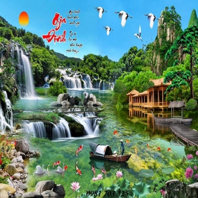 Tranh gạch men 3D trang trí