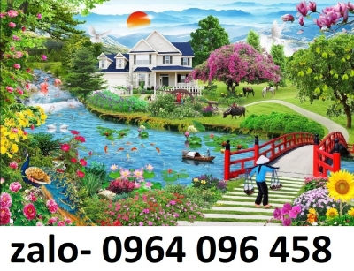 Tranh gạch phông cảnh đồng quê 3d - KCN32