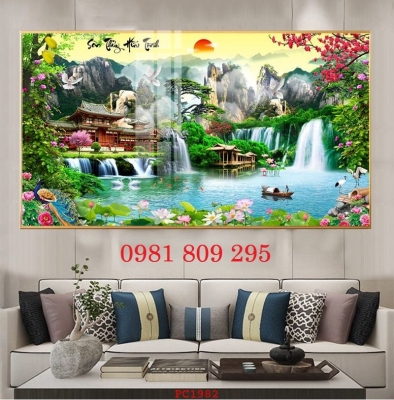 Gạch tranh , tranh ốp tường , gạch men HP888