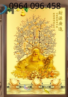 Tranh gạch 3d phong thủy tài lộc - 655XP