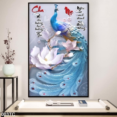 gạch tranh 3D trang trí phòng