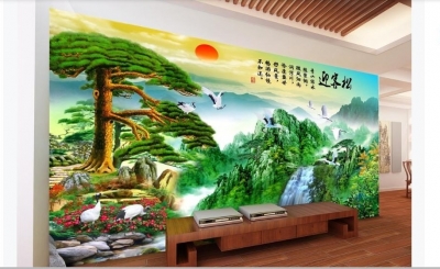 Tranh trang trí tường phong khách 3d đẹp